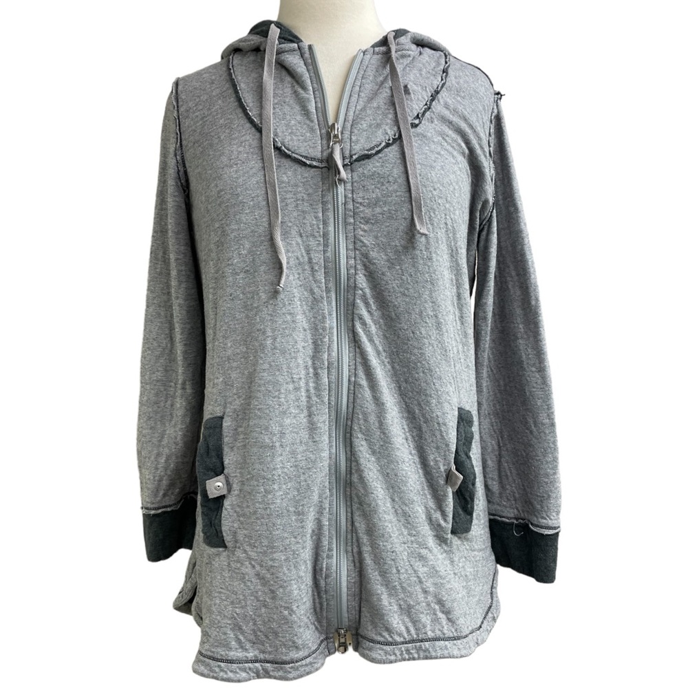 Neon Buddha knit front zip hoodie medium